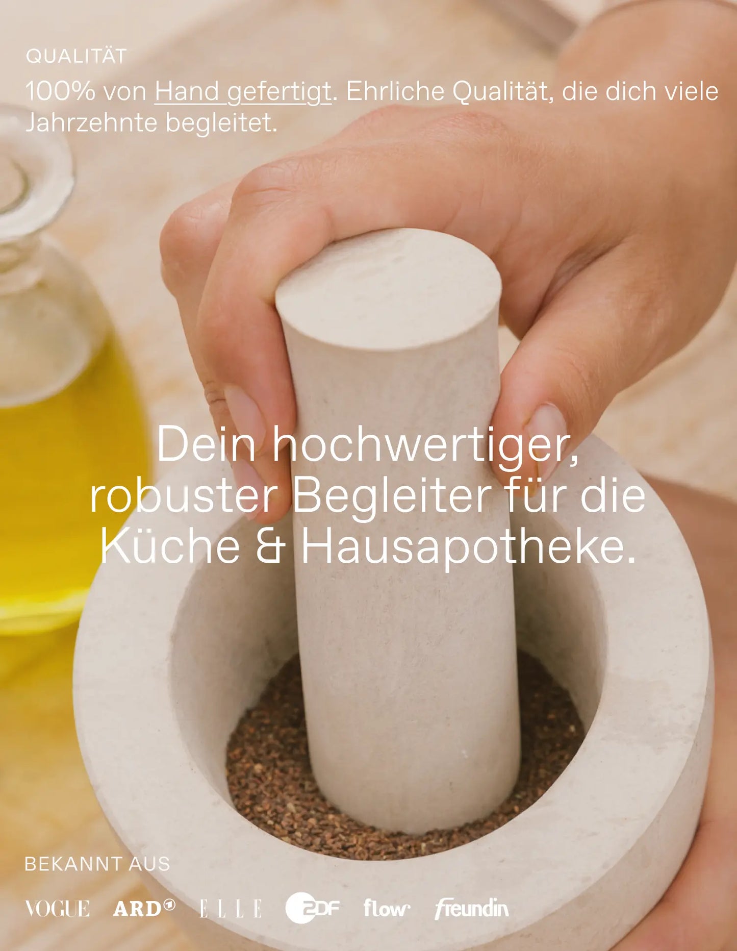 Mörser aus Naturstein